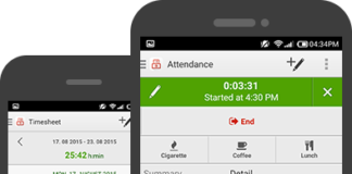 mobile app attendance