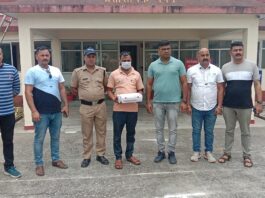 करोड़ो की स्मैक के साथ तस्कर गिरफ्तार।